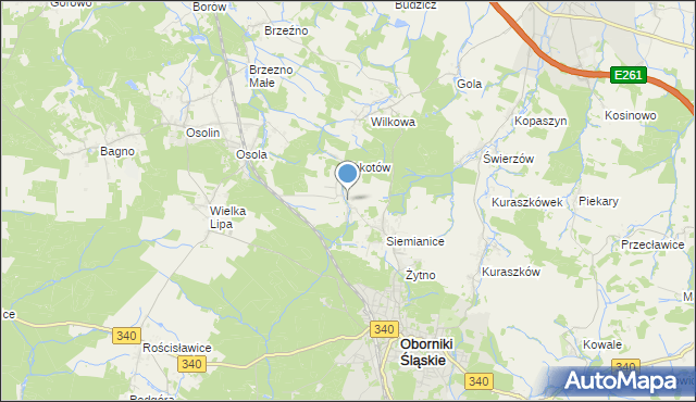 mapa Morzęcin Wielki, Morzęcin Wielki na mapie Targeo